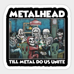 METALHEAD Sticker